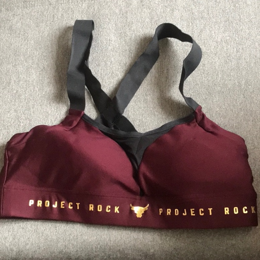 Under Armour ‘project rock’ sports bra -small